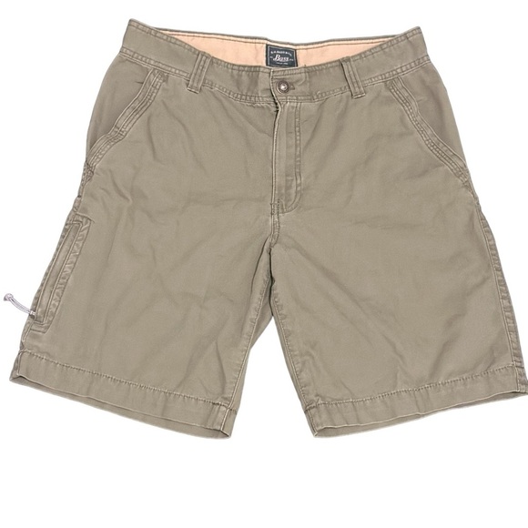 Bass Men’s Faded Army Green Shorts Size 34x 10 - Picture 1 of 9
